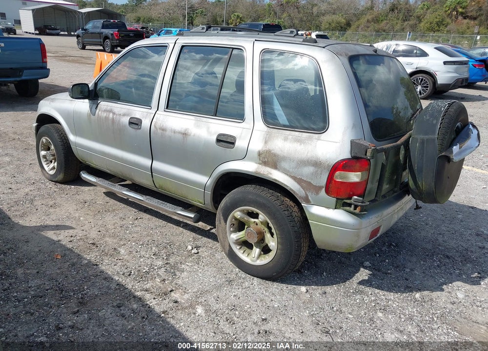 2001 KIA SPORTAGE VIN: KNDJB723115706221