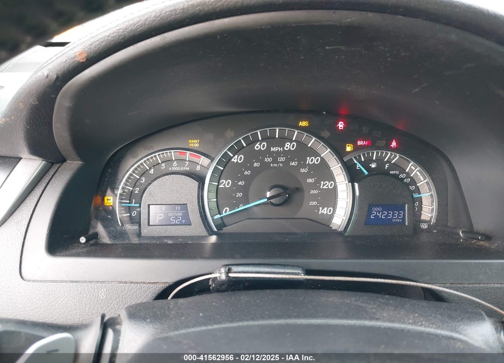 2012 TOYOTA CAMRY VIN: 4T1BK1FK3CU518744