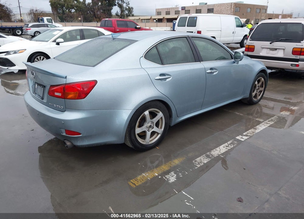 2006 LEXUS IS 250 VIN: JTHCK262762001864