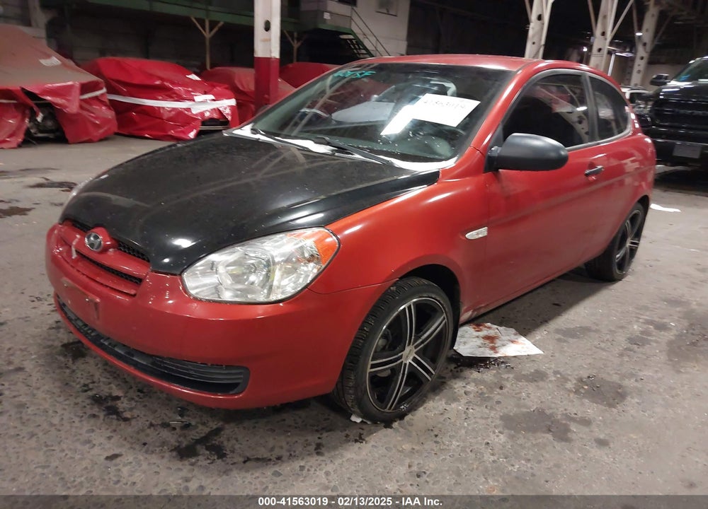 2007 HYUNDAI ACCENT GS VIN: KMHCM36C07U045393