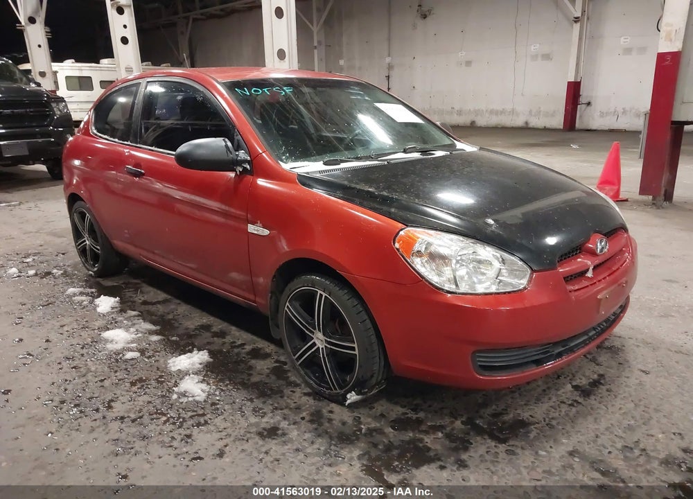2007 HYUNDAI ACCENT GS VIN: KMHCM36C07U045393