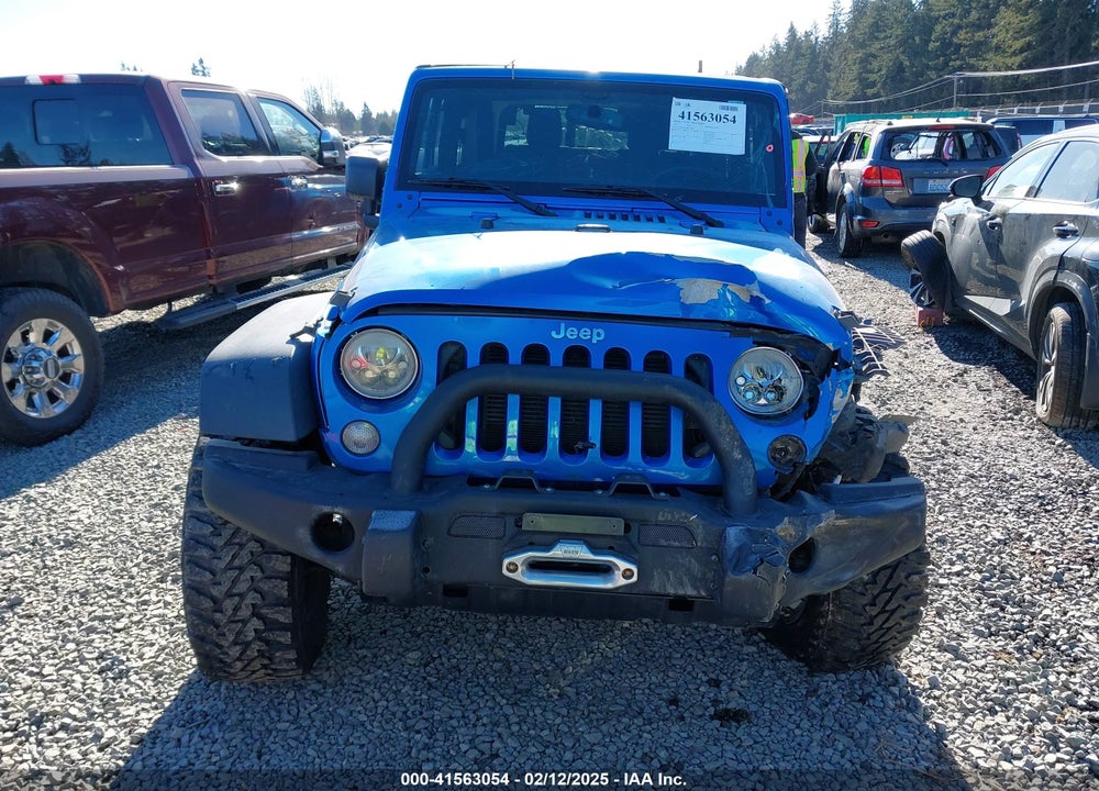 2015 JEEP WRANGLER SPORT VIN: 1C4AJWAG4FL613682