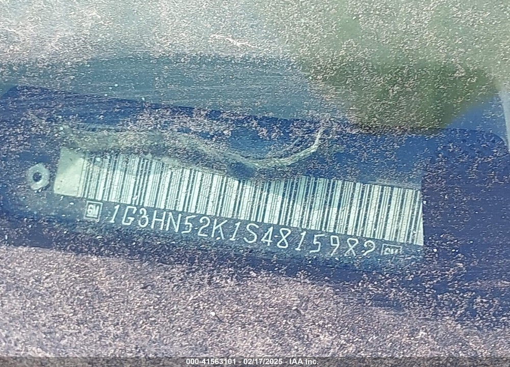 1995 OLDSMOBILE 88 ROYALE VIN: 1G3HN52K1S4815982