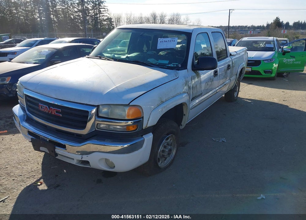 2004 GMC SIERRA 2500HD SLE VIN: 1GTHK23U14F109237