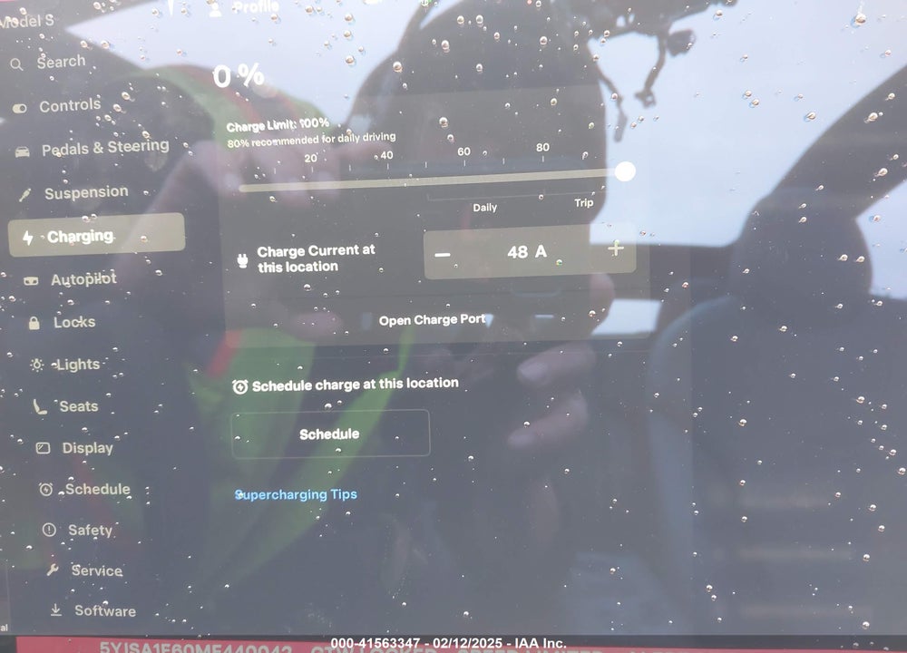 2021 TESLA MODEL S VIN: 5YJSA1E60MF440042