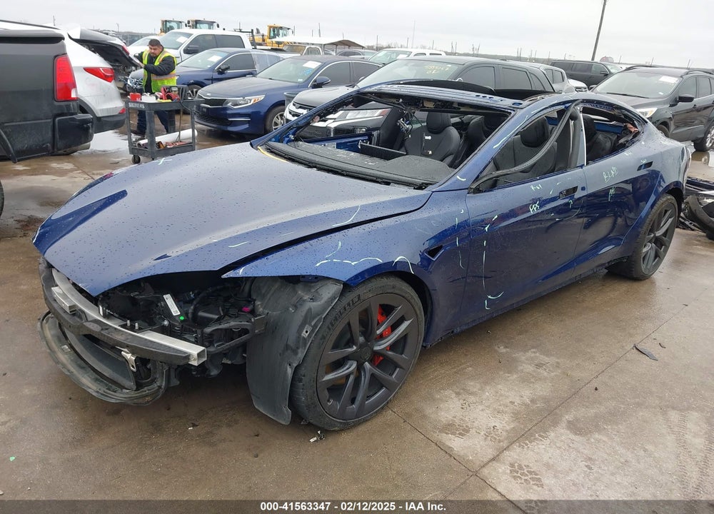2021 TESLA MODEL S VIN: 5YJSA1E60MF440042