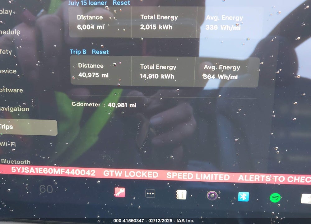 2021 TESLA MODEL S VIN: 5YJSA1E60MF440042