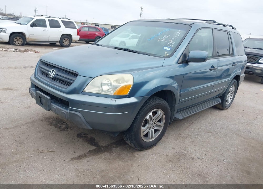 2005 HONDA PILOT VIN: 2HKYF18605H514327