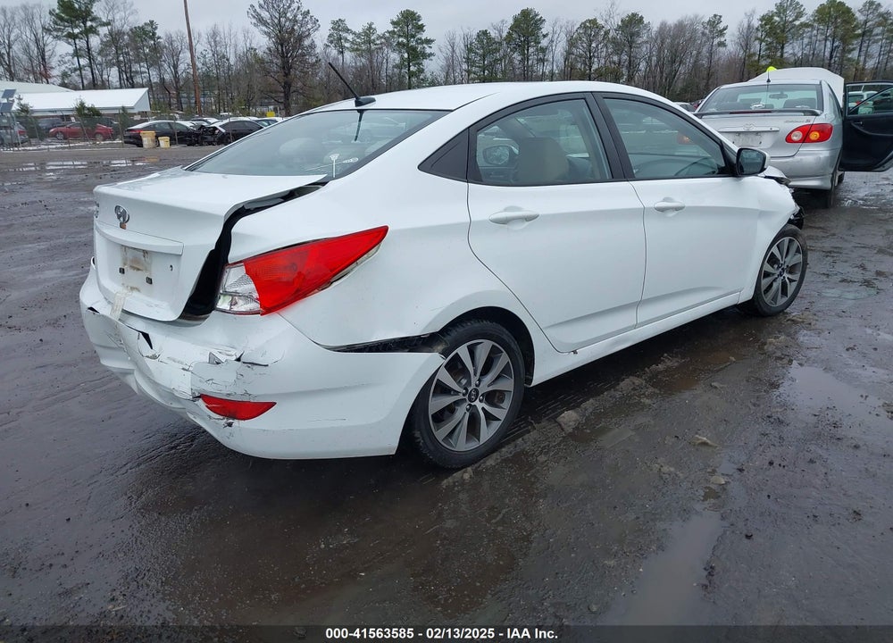 2017 HYUNDAI ACCENT VIN: KMHCT4AE0HU225010