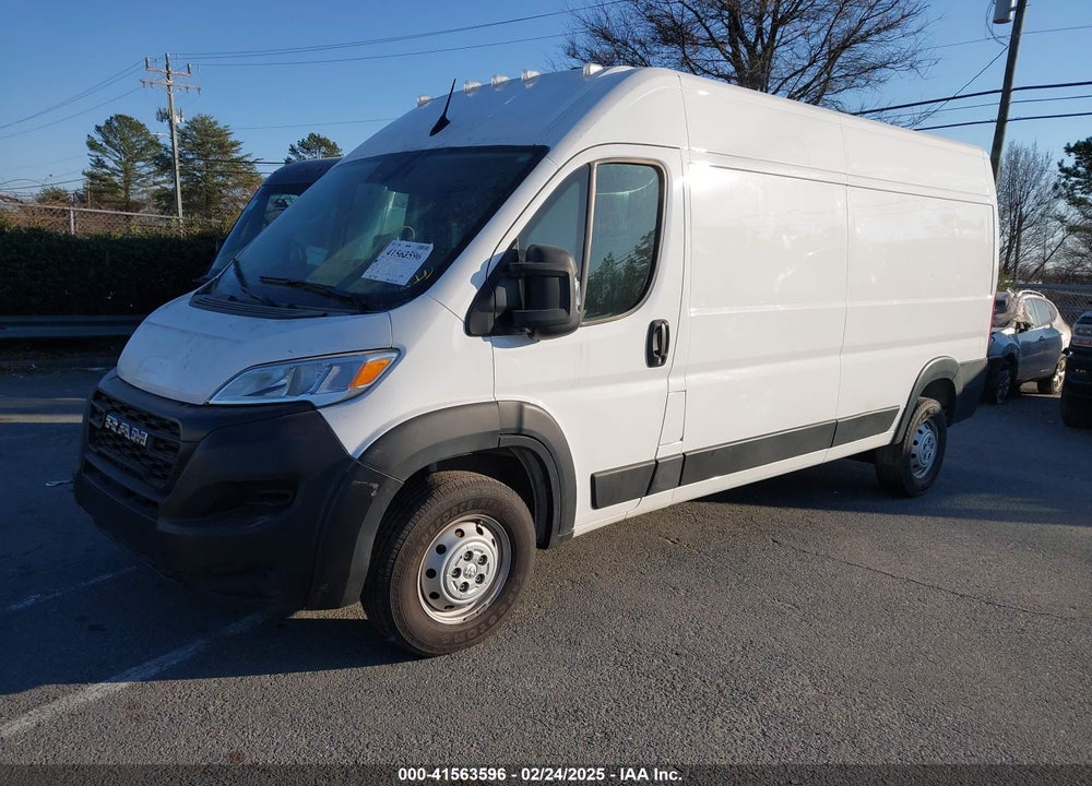 2023 RAM PROMASTER 3500 HIGH ROOF 159 WB VIN: 3C6MRVHGXPE509172