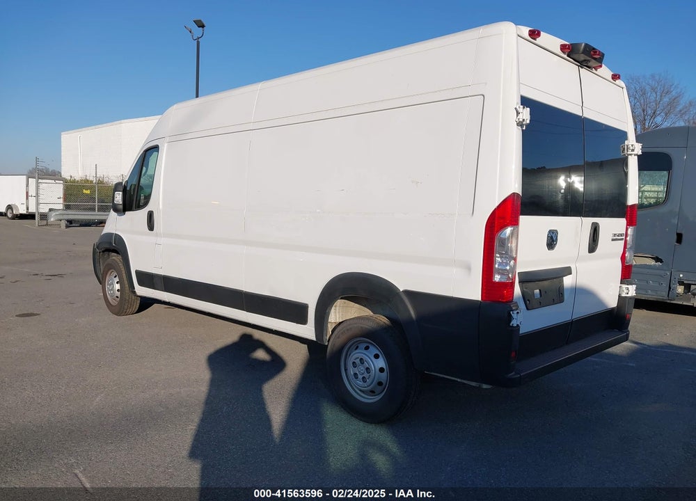 2023 RAM PROMASTER 3500 HIGH ROOF 159 WB VIN: 3C6MRVHGXPE509172