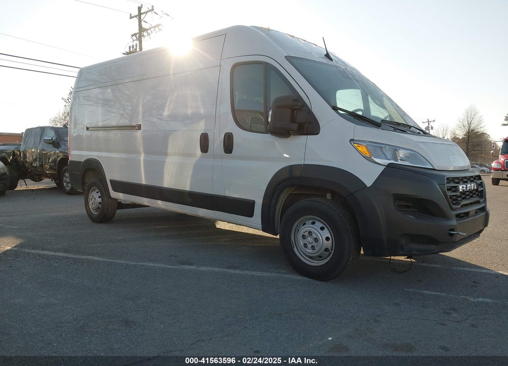 2023 RAM PROMASTER 3500 HIGH ROOF 159 WB VIN: 3C6MRVHGXPE509172