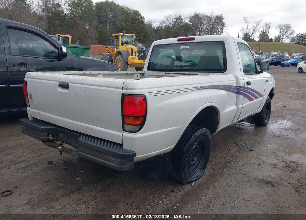 1998 MAZDA B2500 SE/SX VIN: 4F4YR12C1WTM04588