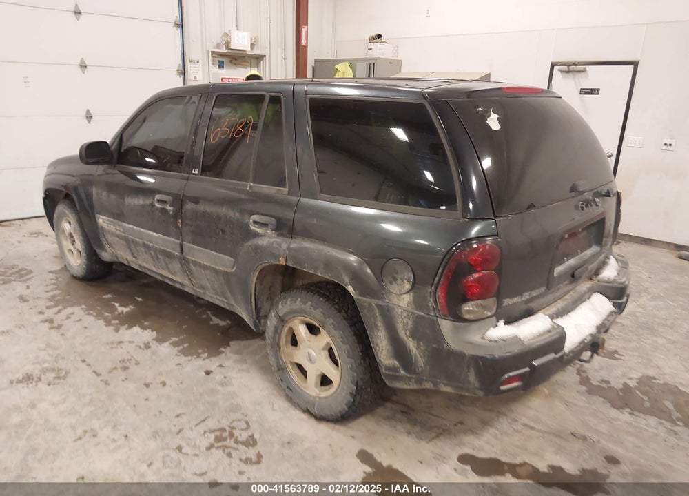 2003 CHEVROLET TRAILBLAZER LS VIN: 1GNDT13S032254402