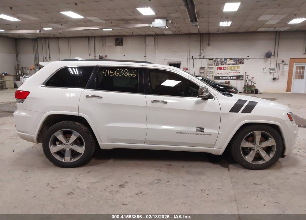 2014 JEEP GRAND CHEROKEE OVERLAND VIN: 1C4RJFCM8EC296056