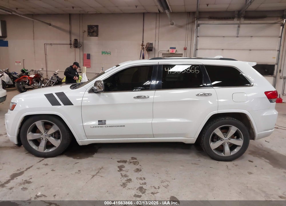 2014 JEEP GRAND CHEROKEE OVERLAND VIN: 1C4RJFCM8EC296056
