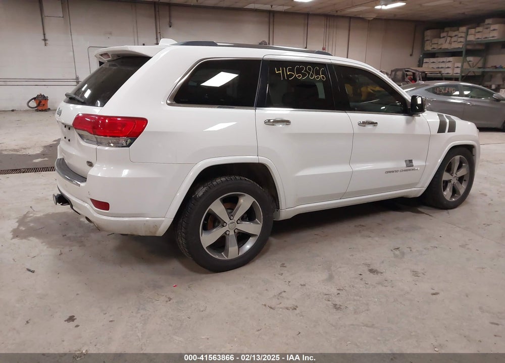 2014 JEEP GRAND CHEROKEE OVERLAND VIN: 1C4RJFCM8EC296056