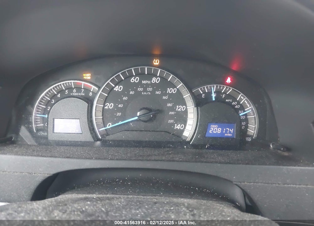 2012 TOYOTA CAMRY SE VIN: 4T1BF1FK9CU130129