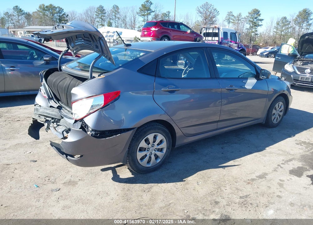 2017 HYUNDAI ACCENT VIN: KMHCT4AE3HU254307