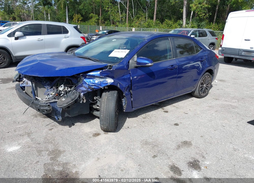 2014 TOYOTA COROLLA VIN: 2T1BURHE6EC125888