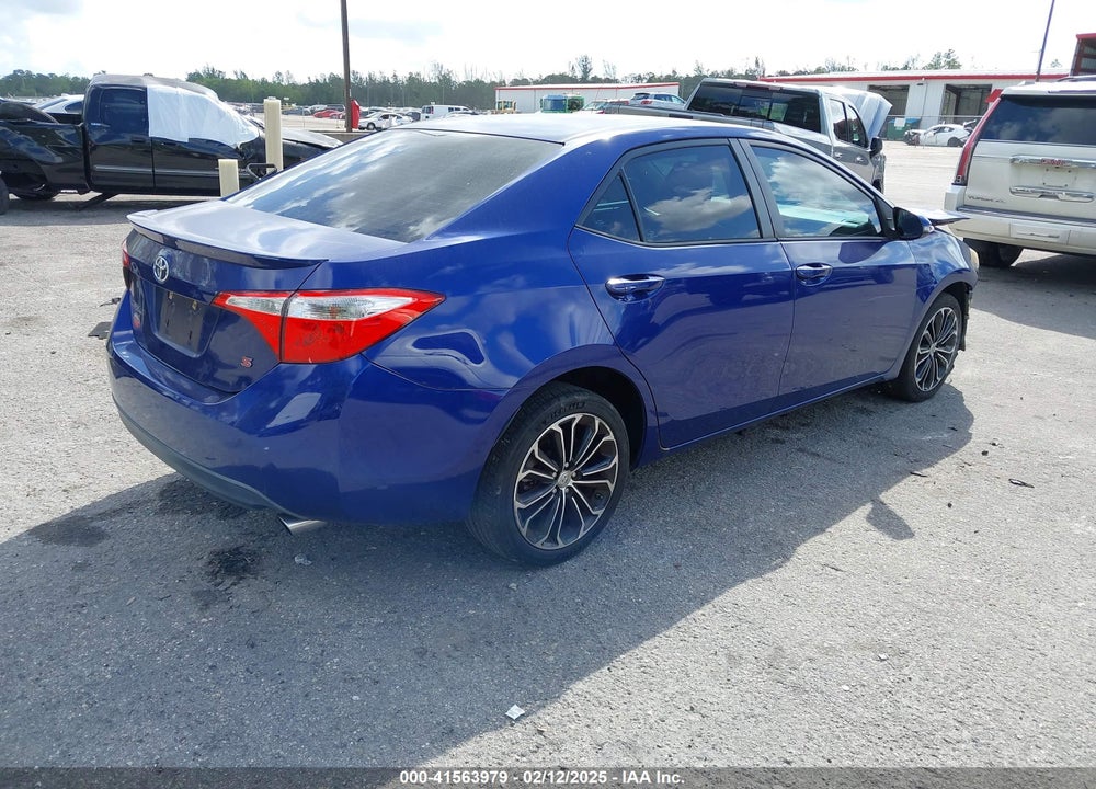 2014 TOYOTA COROLLA VIN: 2T1BURHE6EC125888