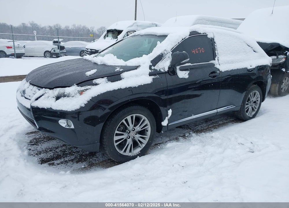 2013 LEXUS RX 450H VIN: JTJBC1BA3D2064195