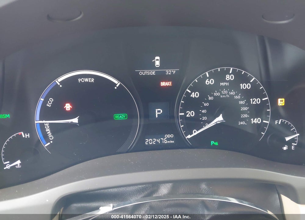 2013 LEXUS RX 450H VIN: JTJBC1BA3D2064195