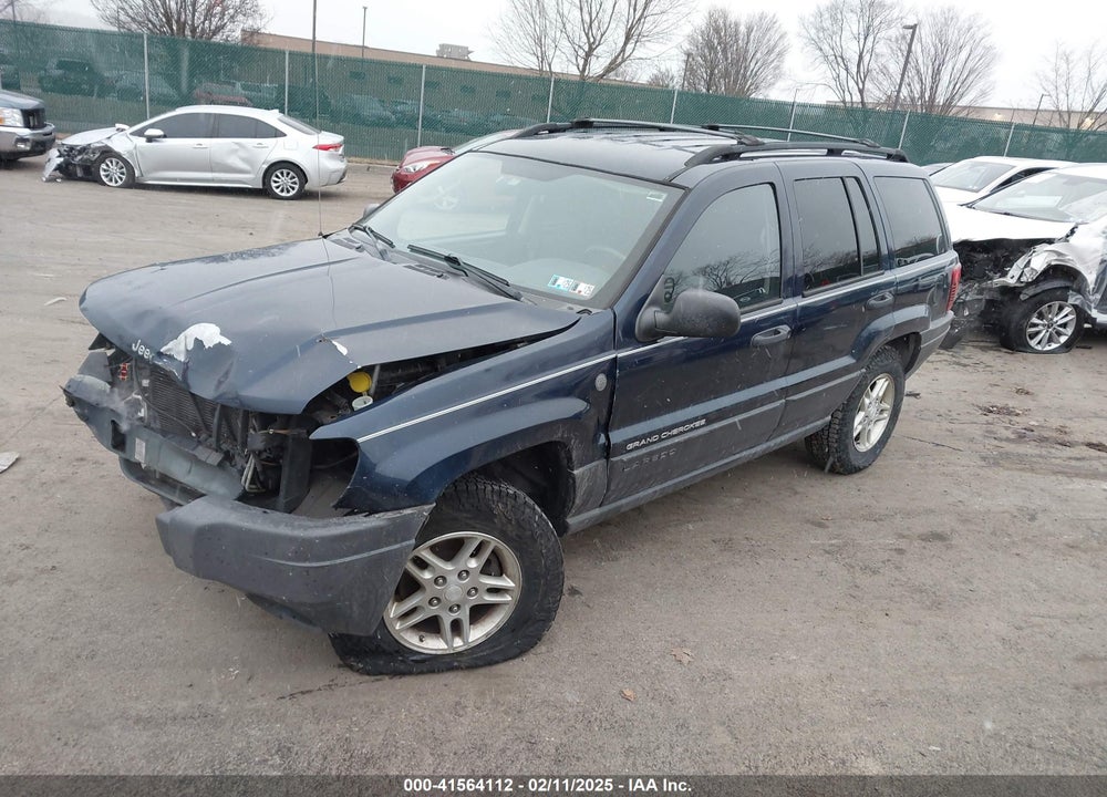 2004 JEEP GRAND CHEROKEE LAREDO VIN: 1J4GW48S54C308872