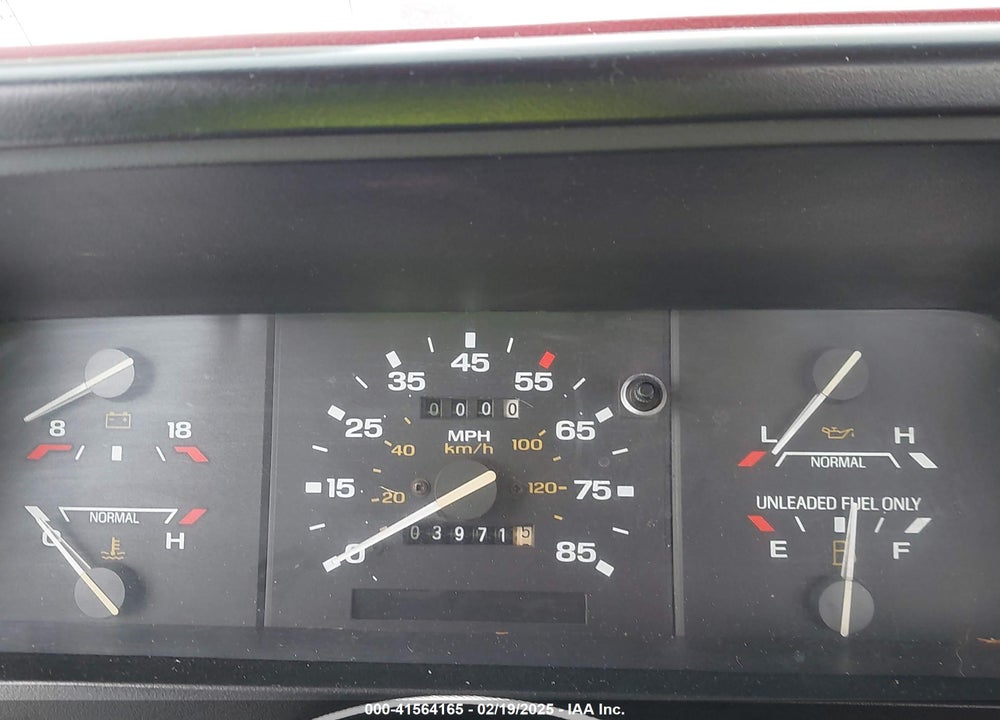 1989 FORD RANGER VIN: 1FTCR11A3KUA50127