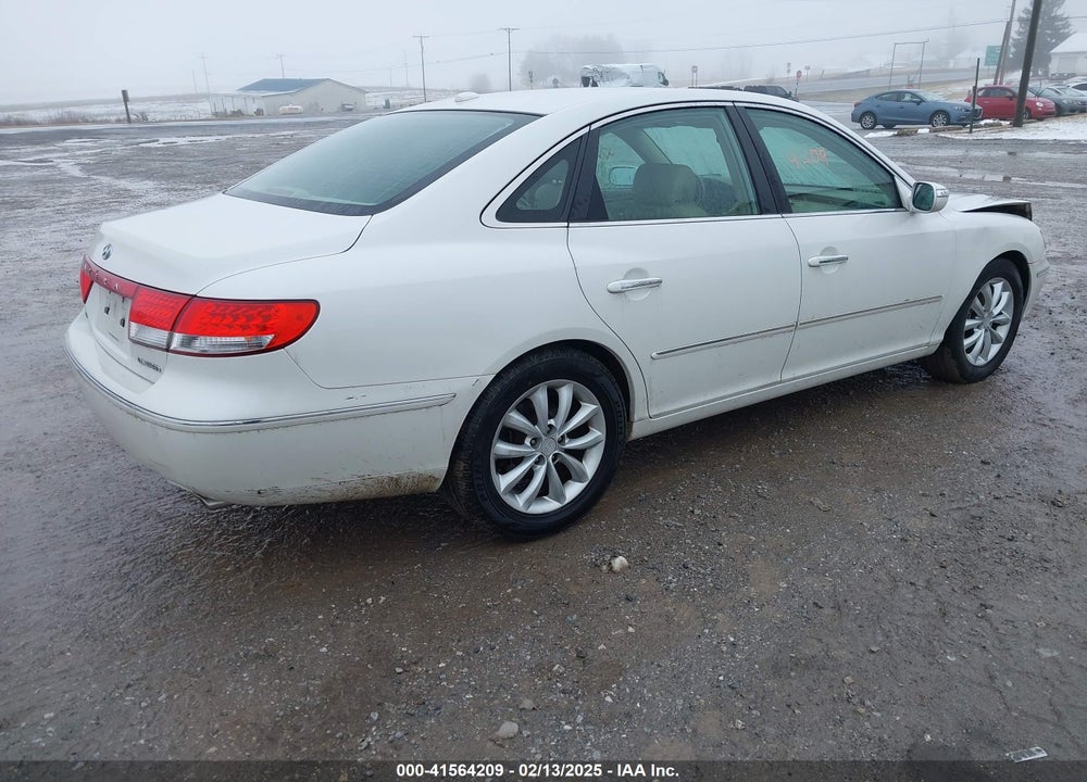 2007 HYUNDAI AZERA LIMITED/SE VIN: KMHFC46F77A229425