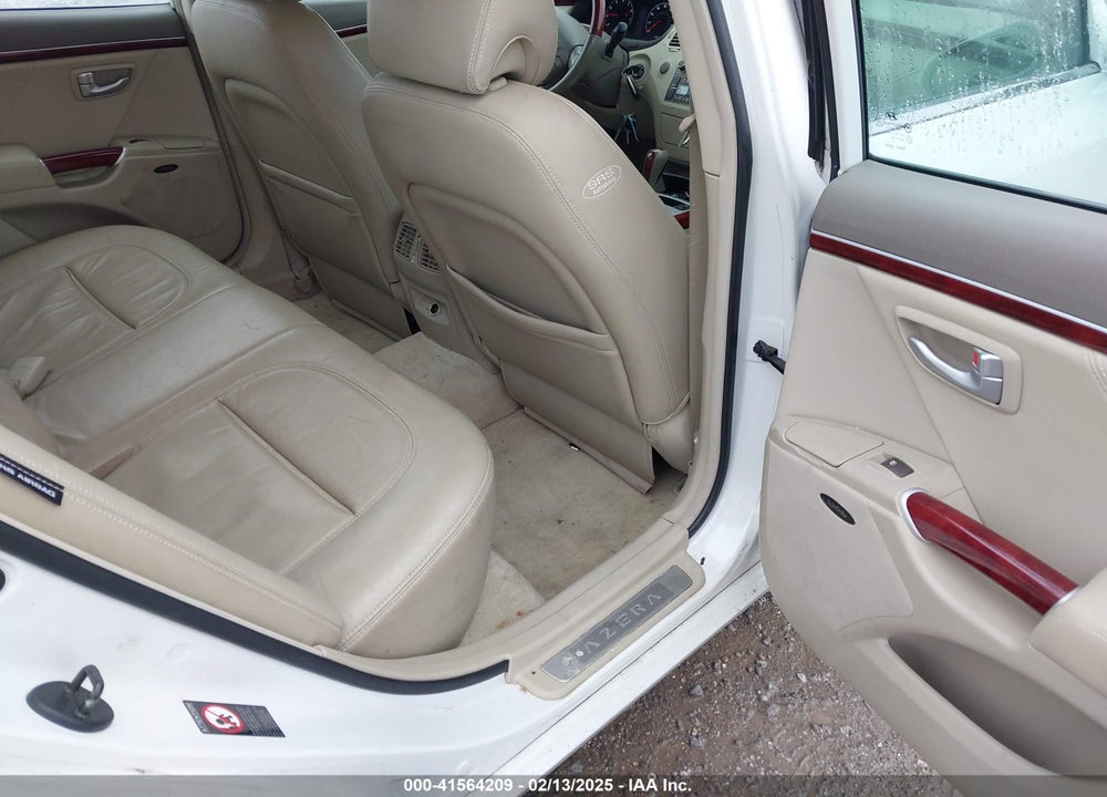 2007 HYUNDAI AZERA LIMITED/SE VIN: KMHFC46F77A229425