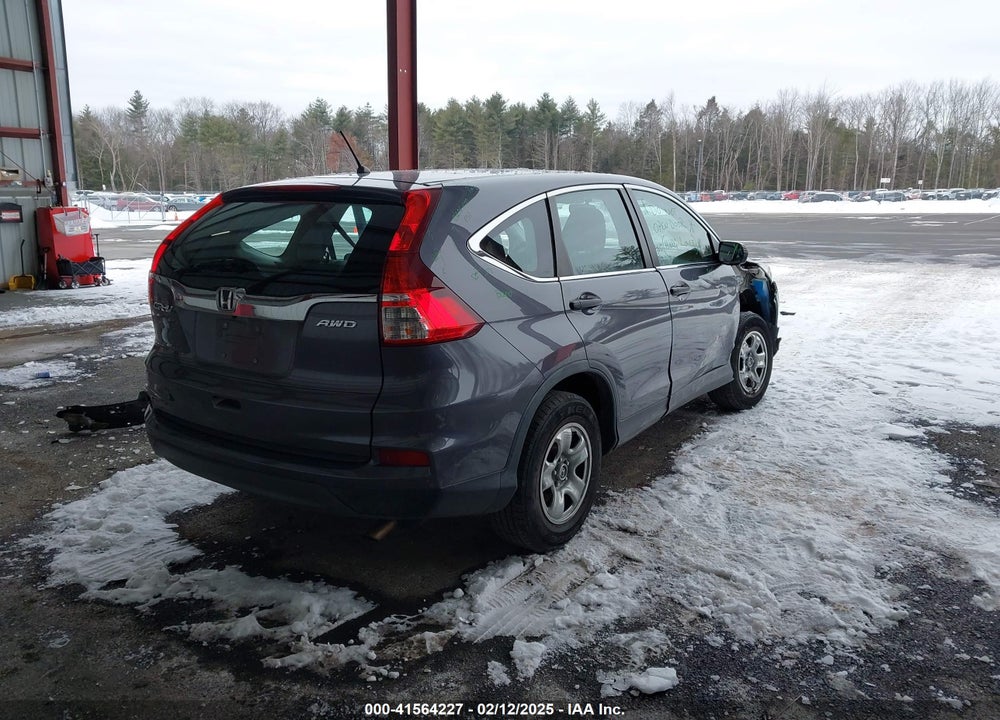 2016 HONDA CR-V LX VIN: 5J6RM4H39GL109898