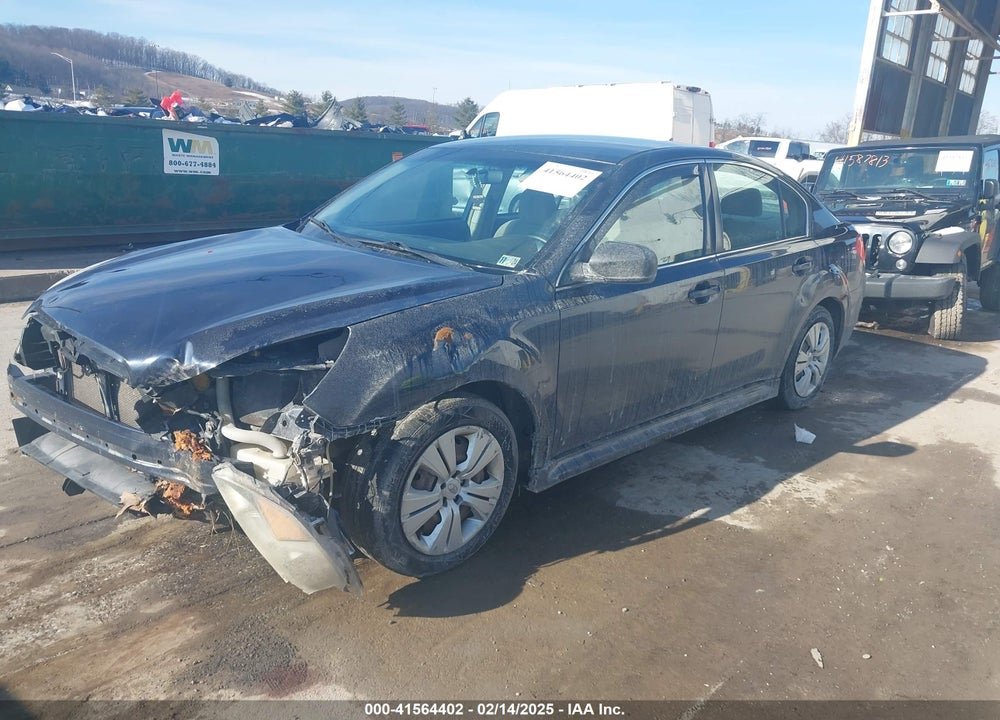 2013 SUBARU LEGACY VIN: 4S3BMAA64D1007913