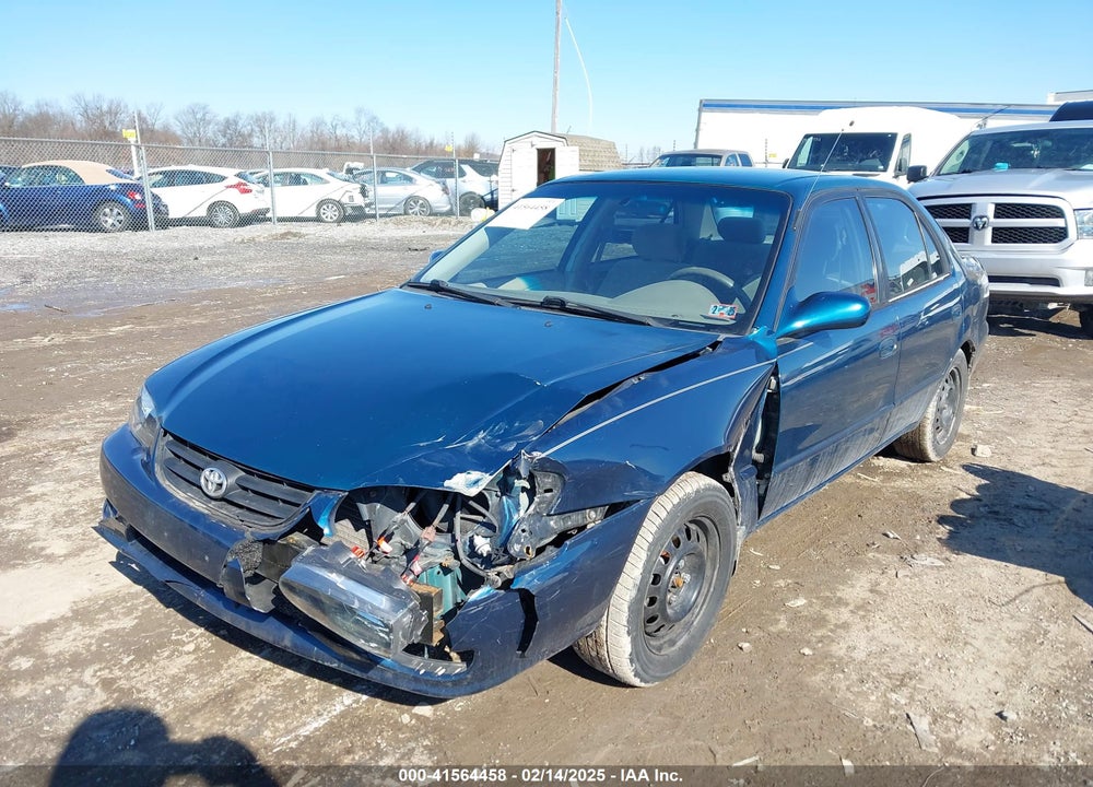 2002 TOYOTA COROLLA LE VIN: 2T1BR12E02C541605