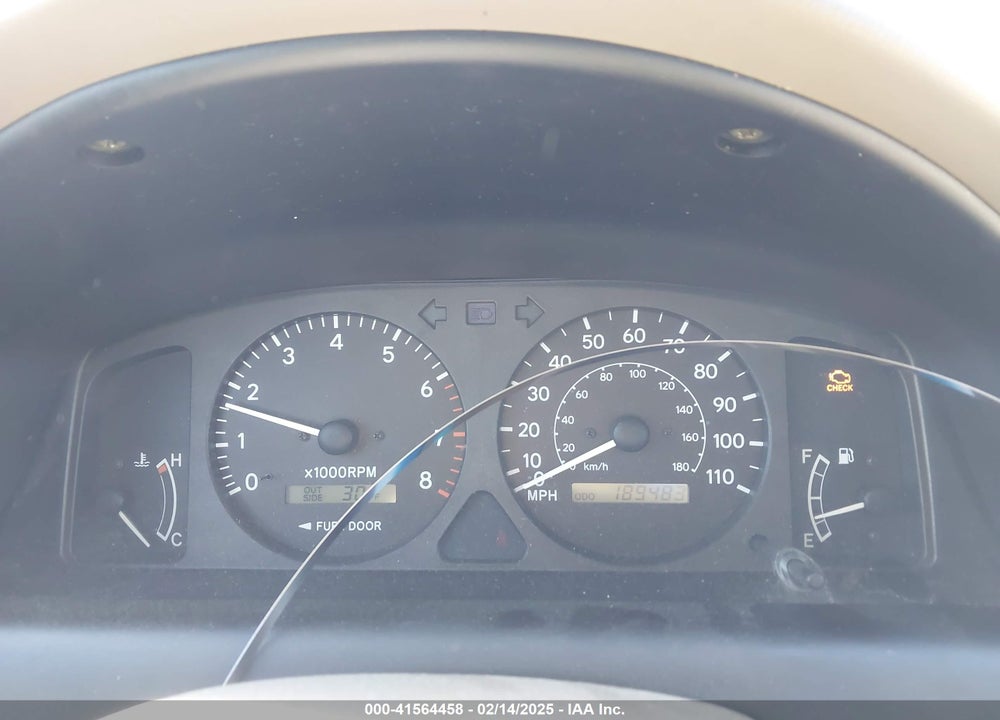 2002 TOYOTA COROLLA LE VIN: 2T1BR12E02C541605