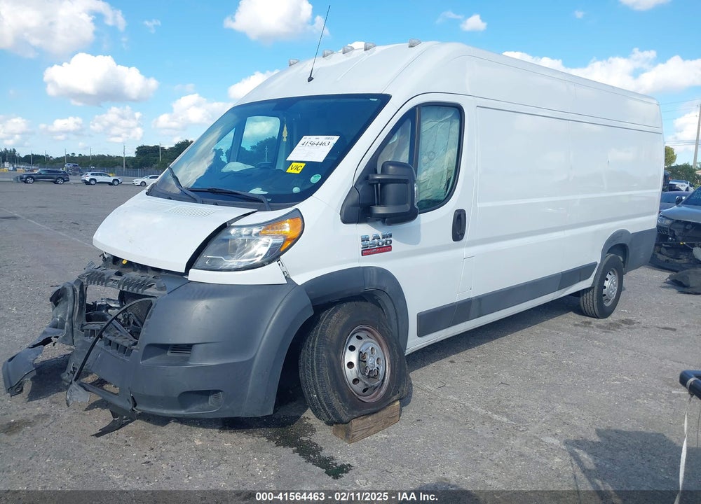 2014 RAM PROMASTER 3500 HIGH ROOF VIN: 3C6URVJG5EE111228
