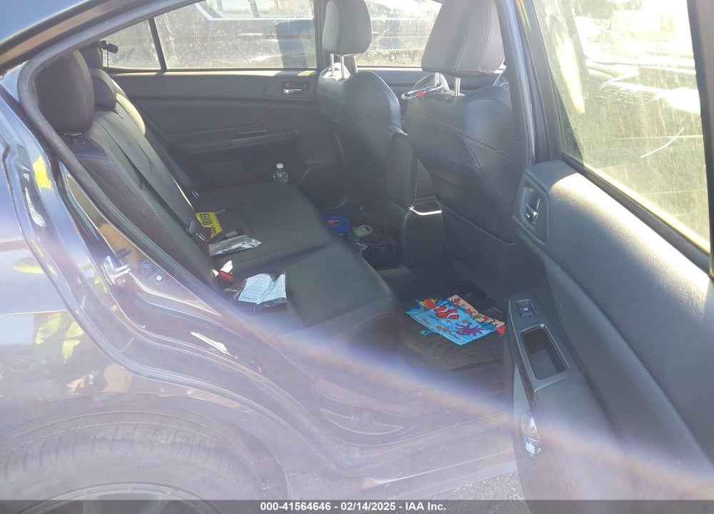 2016 SUBARU WRX VIN: JF1VA1J64G9822856