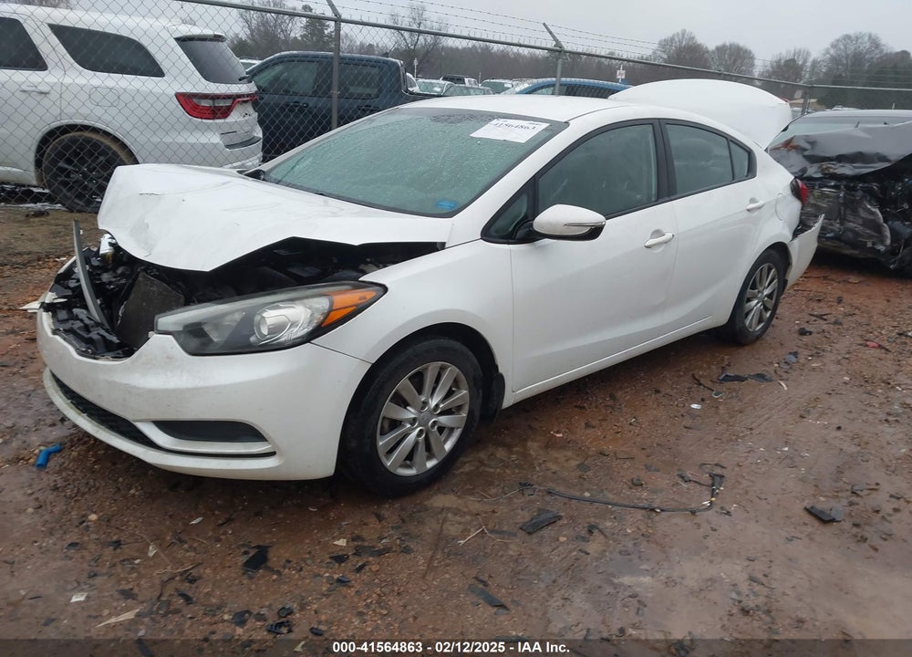 2014 KIA FORTE VIN: KNAFX4A68E5168122