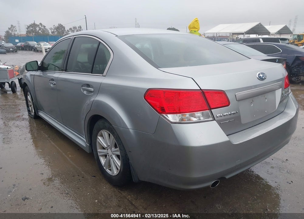 2011 SUBARU LEGACY VIN: 4S3BMBG69B3264192