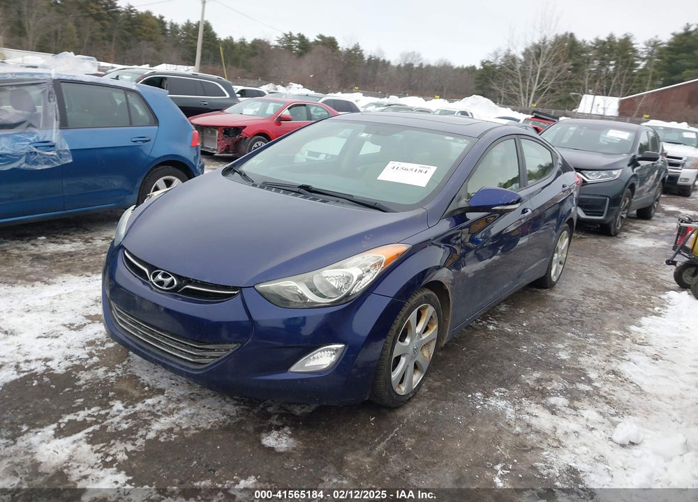 2013 HYUNDAI ELANTRA VIN: 5NPDH4AE6DH242635