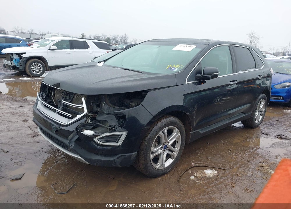 2018 FORD EDGE TITANIUM VIN: 2FMPK3K92JBB41606