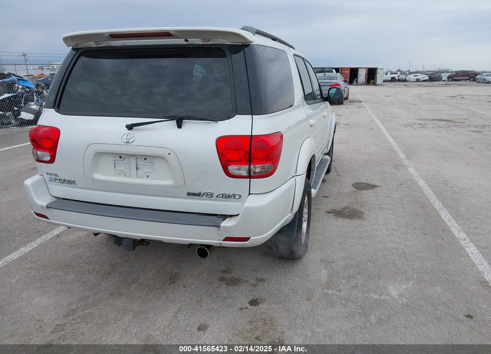 2006 TOYOTA SEQUOIA LIMITED V8 VIN: 5TDBT48A06S275930