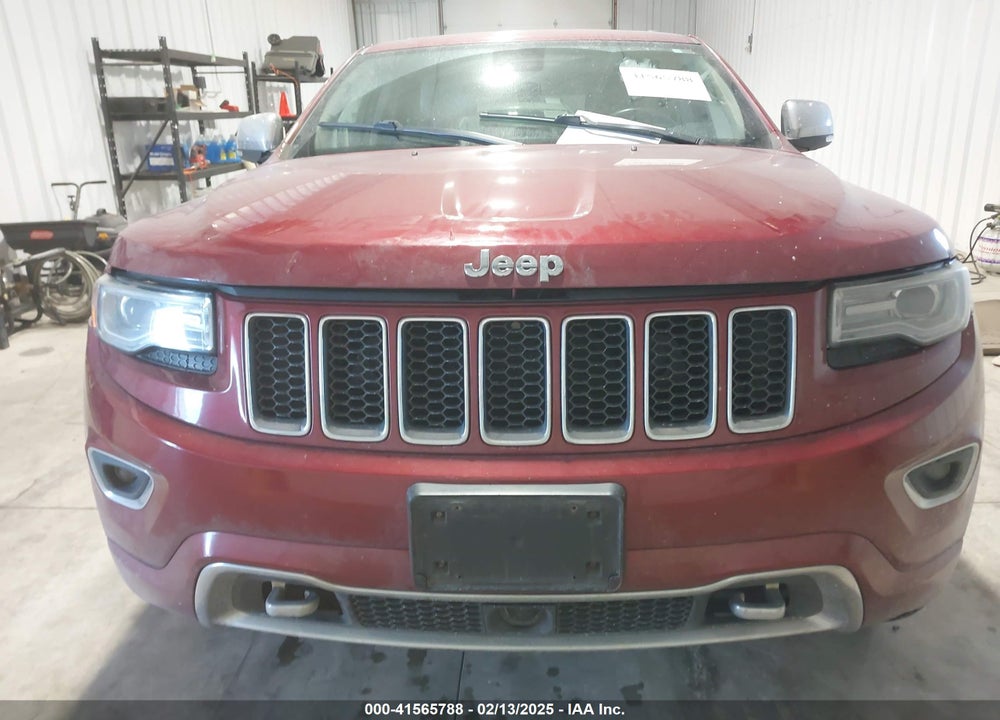 2014 JEEP GRAND CHEROKEE OVERLAND VIN: 1C4RJFCG6EC121198