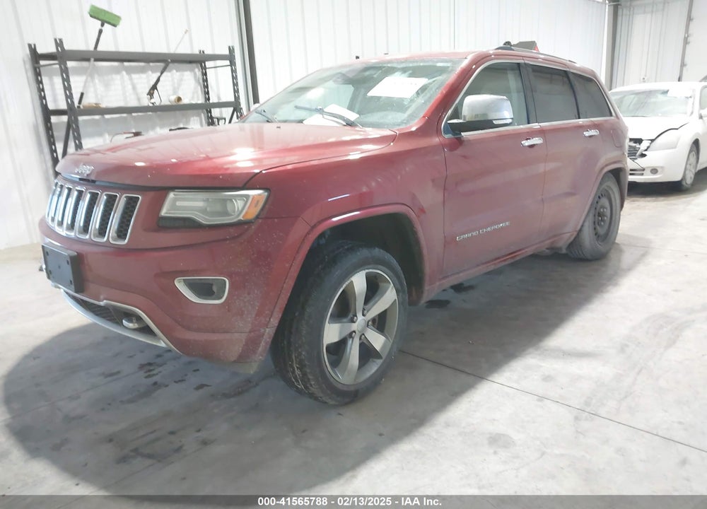 2014 JEEP GRAND CHEROKEE OVERLAND VIN: 1C4RJFCG6EC121198