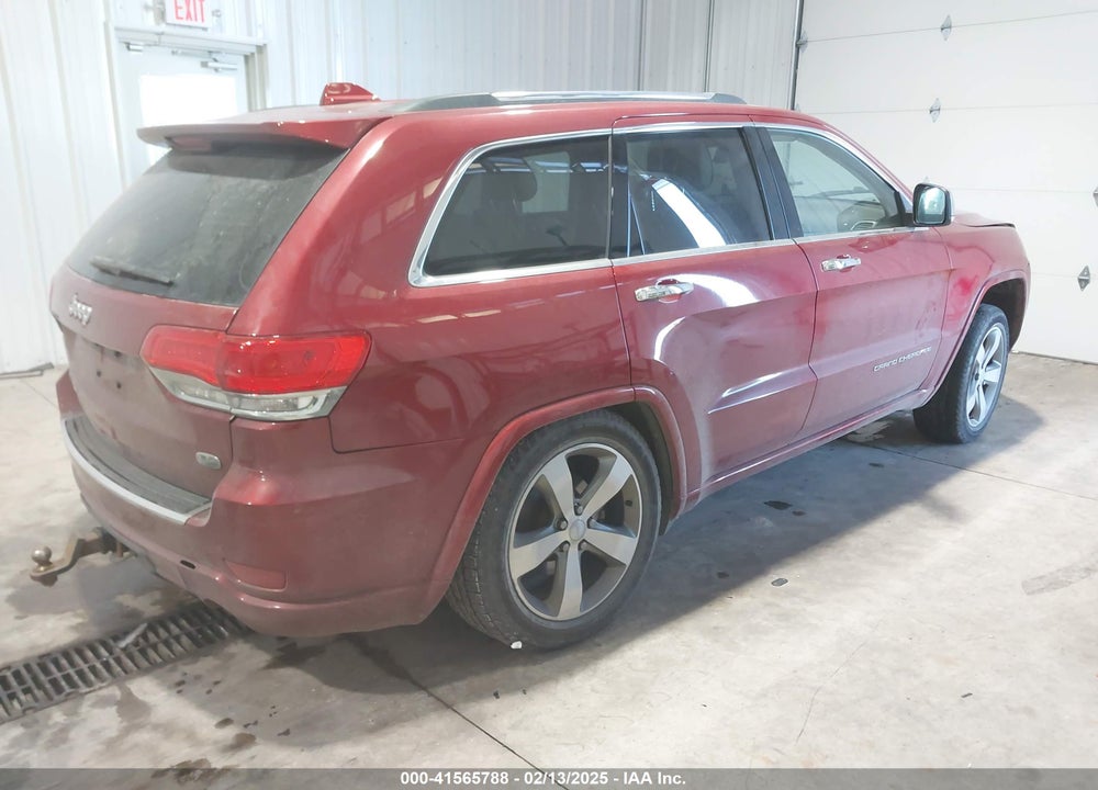 2014 JEEP GRAND CHEROKEE OVERLAND VIN: 1C4RJFCG6EC121198