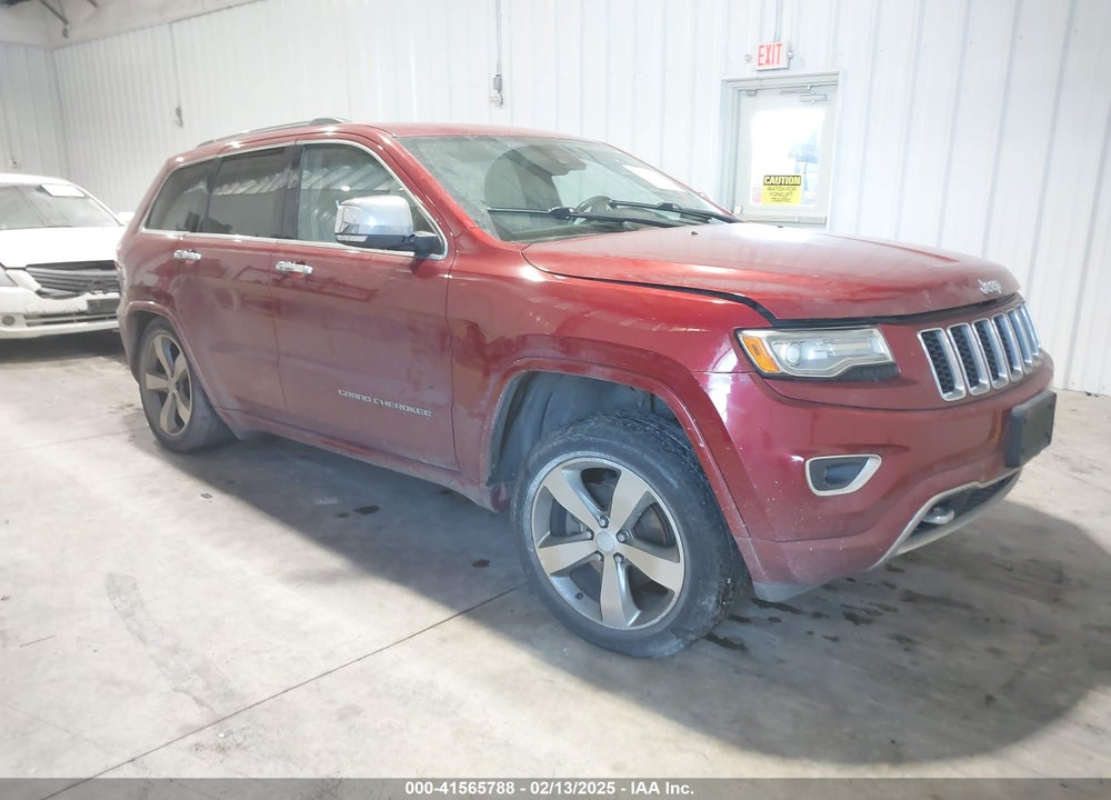 2014 JEEP GRAND CHEROKEE OVERLAND VIN: 1C4RJFCG6EC121198