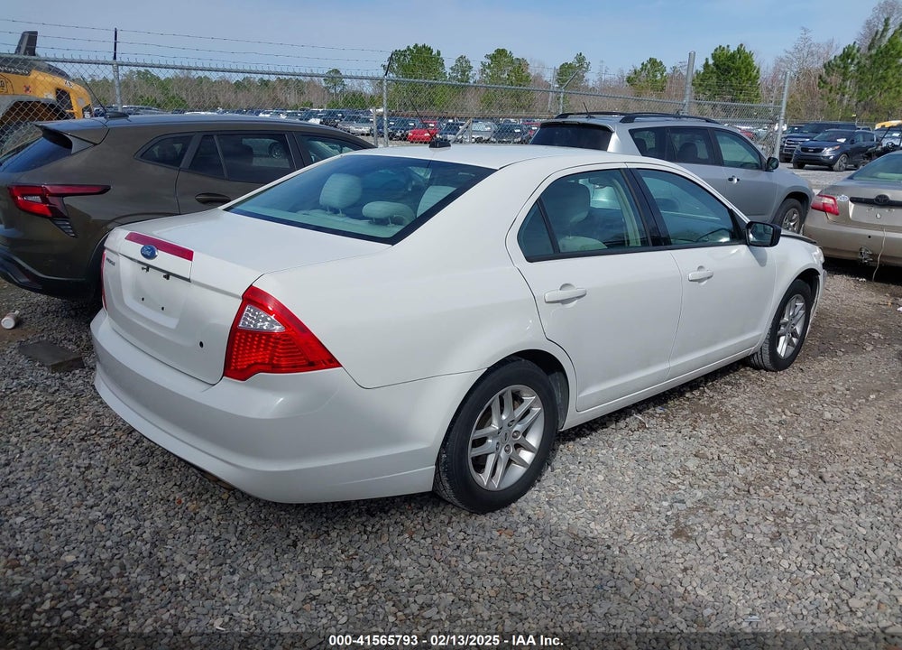 2011 FORD FUSION VIN: 3FAHP0GA6BR298625