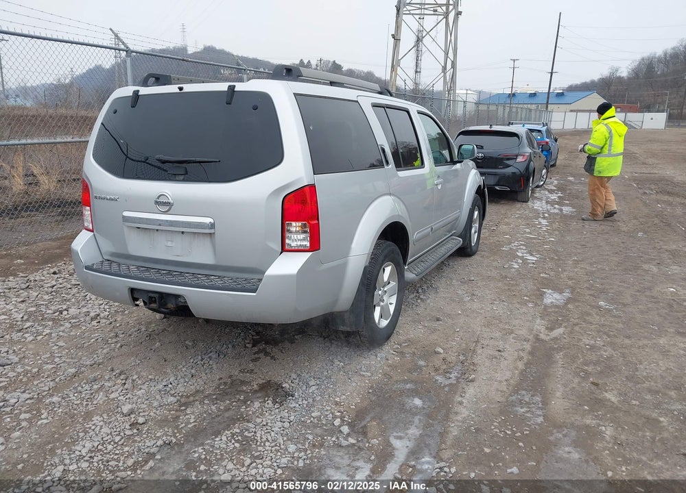 2012 NISSAN PATHFINDER SV VIN: 5N1AR1NB3CC638249