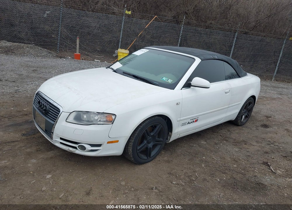 2007 AUDI A4 VIN: WAUDF48H37K036035