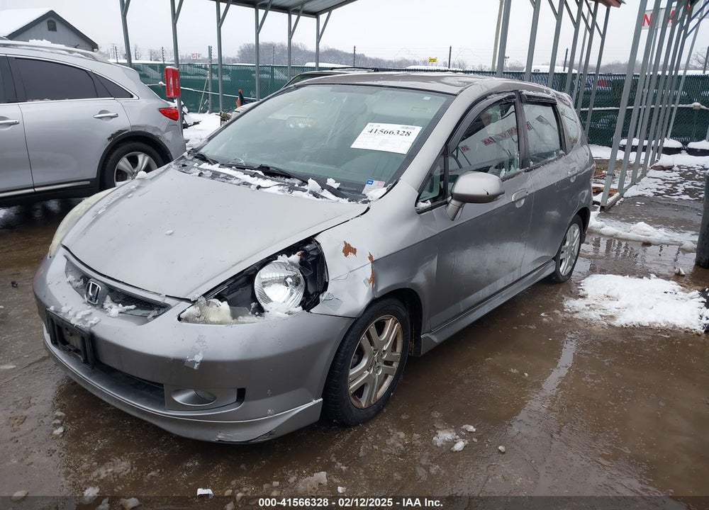 2007 HONDA FIT VIN: JHMGD38667S055384